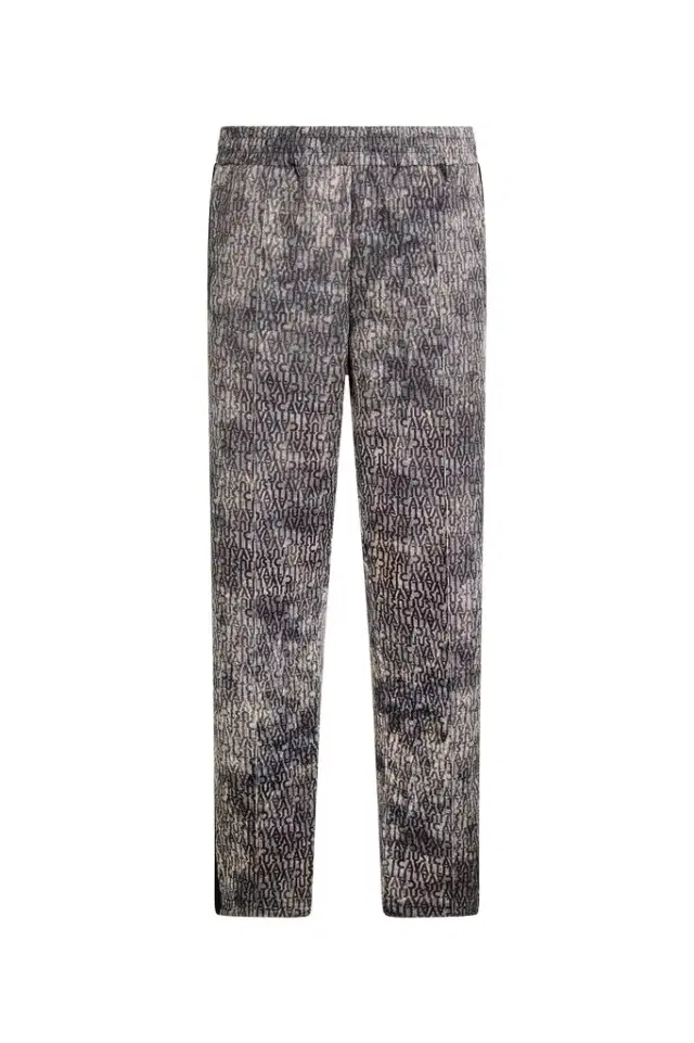 Roberto Cavalli Faded Effect Trousers With All-Over Lettering