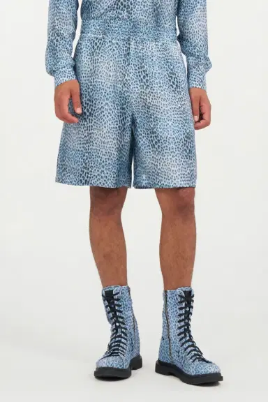 Roberto Cavalli Baby Jaguar Print Fabric Shorts | Thumbnail 2