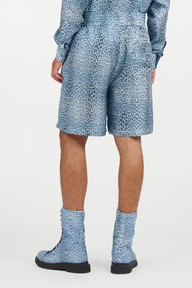 Roberto Cavalli Baby Jaguar Print Fabric Shorts | Thumbnail 3