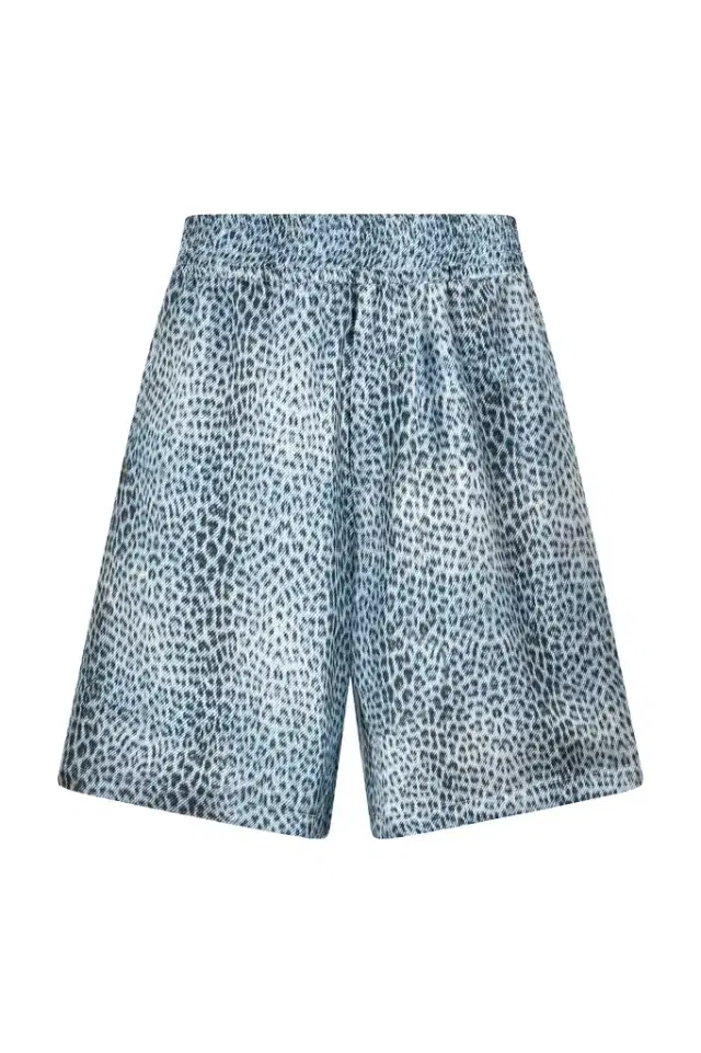 Roberto Cavalli Baby Jaguar Print Fabric Shorts