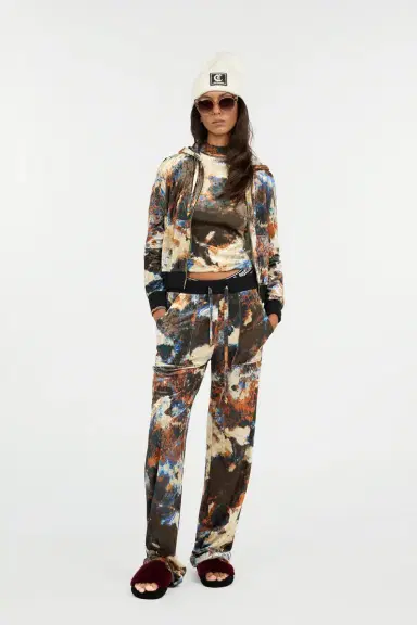 Roberto Cavalli Rusty Stain Print Sweatshirt Hoodie | Thumbnail 6 Roberto Cavalli Rusty Stain Print Sweatshirt Hoodie | Thumbnail 6