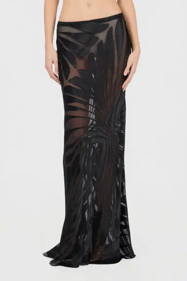 Roberto Cavalli Skirt With Ray Devoré Print | Thumbnail 2 Roberto Cavalli Skirt With Ray Devoré Print | Thumbnail 2