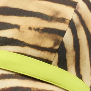 Roberto Cavalli Crop Top With Tiger Skin Print | Thumbnail 4
