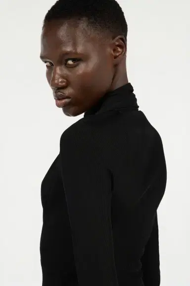 Roberto Cavalli Black Wrap-Over Sweater | Thumbnail 5