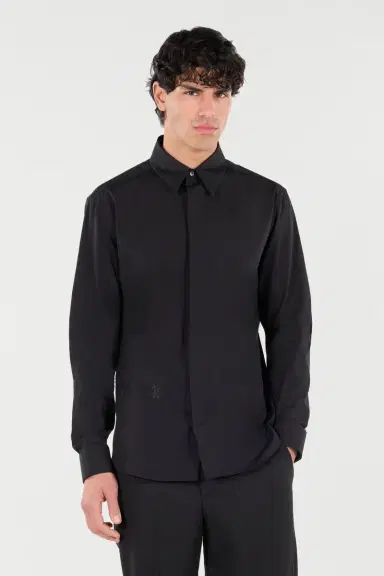 Roberto Cavalli Cotton Shirt With Embroidery | Thumbnail 2
