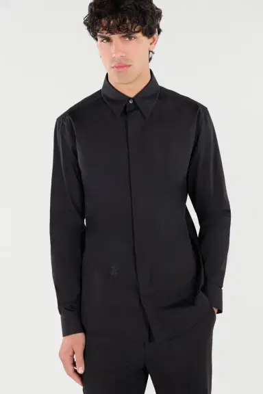 Roberto Cavalli Cotton Shirt With Embroidery | Thumbnail 5