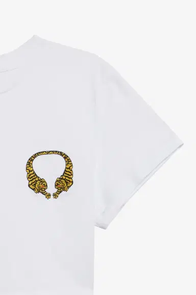 Roberto Cavalli Cotton Crop Top with Tigers | Thumbnail 4