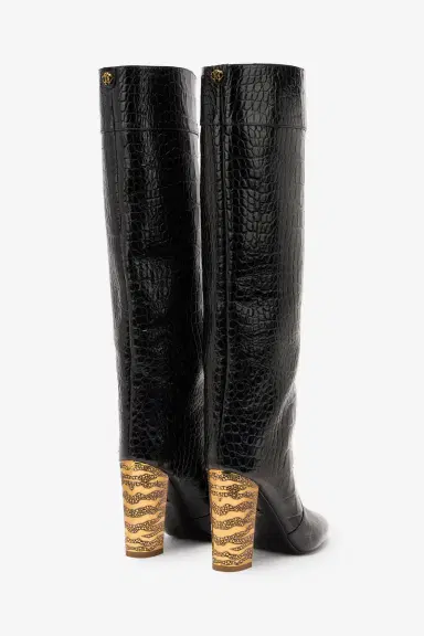 Roberto Cavalli Boots With Crocodile Embossing | Thumbnail 3 Roberto Cavalli Boots With Crocodile Embossing | Thumbnail 3