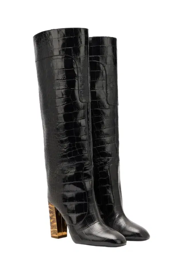 Roberto Cavalli Boots With Crocodile Embossing