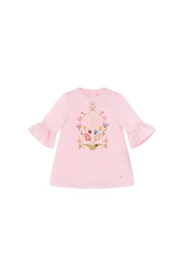 Roberto Cavalli Floral Embroidered Pink Dress