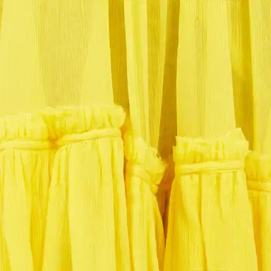 Roberto Cavalli Chiffon Dress with Lace Detail | Thumbnail 4