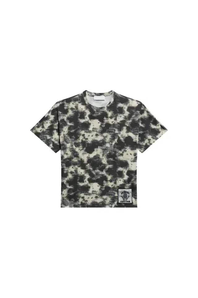 Cotton T-shirt With Camouflage Print