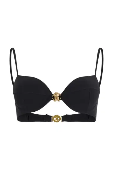 Roberto Cavalli Bikini Top with Logo Detail | Thumbnail 1