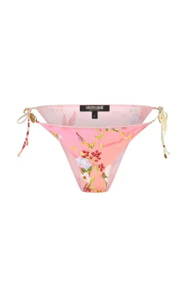 Roberto Cavalli Miami Flowers Print Bikini Bottom