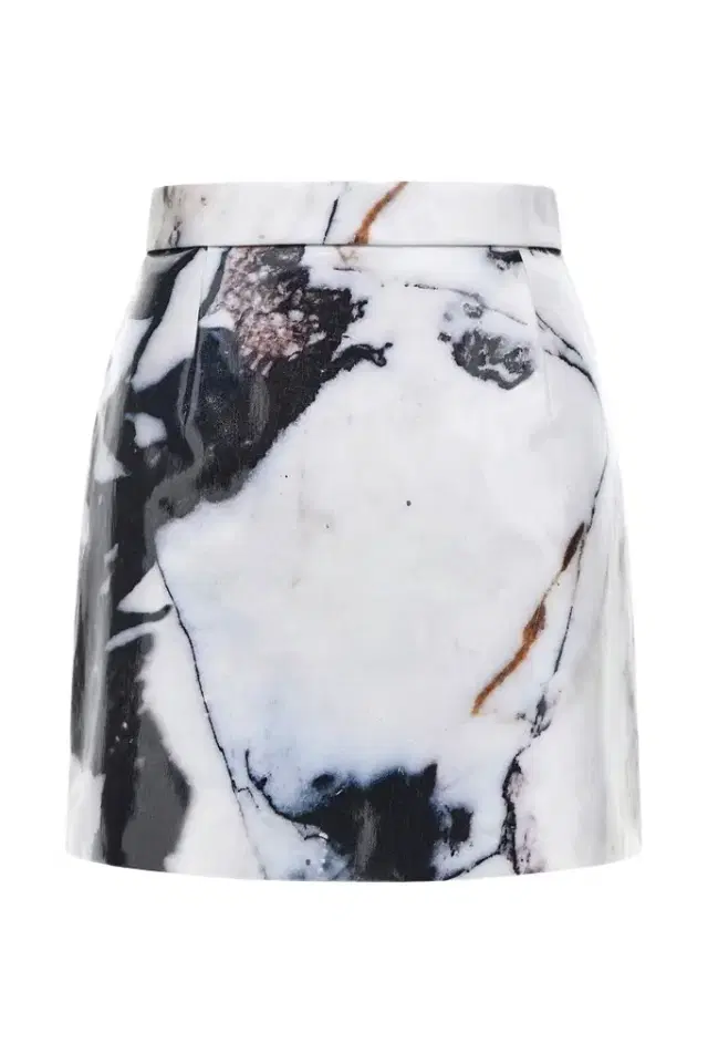 Roberto Cavalli Marble Print Skirt