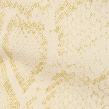 Roberto Cavalli White Micro Shorts with Gold Python Pattern | Thumbnail 4