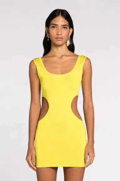 Roberto Cavalli Cut-Out Knit Mini Dress | Thumbnail 3