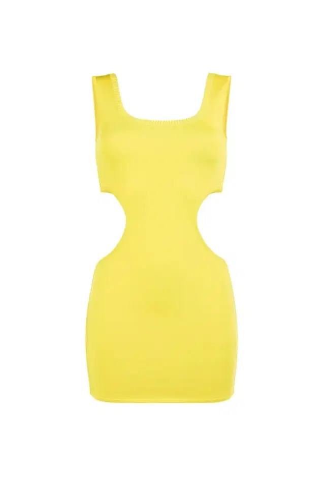 Roberto Cavalli Cut-Out Knit Mini Dress