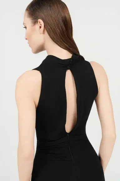 Roberto Cavalli Midi Dress with Snake Detail | Thumbnail 6