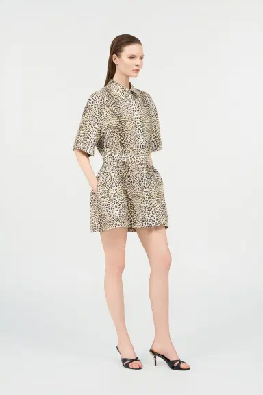 Roberto Cavalli Pop Jaguar Print Mini Dress | Thumbnail 2 Roberto Cavalli Pop Jaguar Print Mini Dress | Thumbnail 2