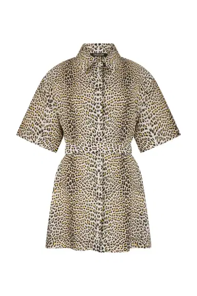 Roberto Cavalli Pop Jaguar Print Mini Dress | Thumbnail 1 Roberto Cavalli Pop Jaguar Print Mini Dress | Thumbnail 1