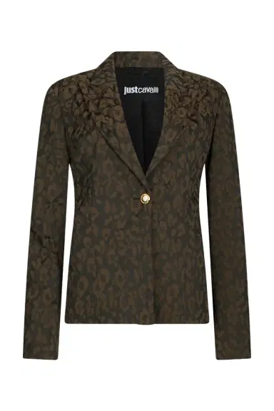 Roberto Cavalli Leopard Print Jacket Blazer | Thumbnail 1 Roberto Cavalli Leopard Print Jacket Blazer | Thumbnail 1