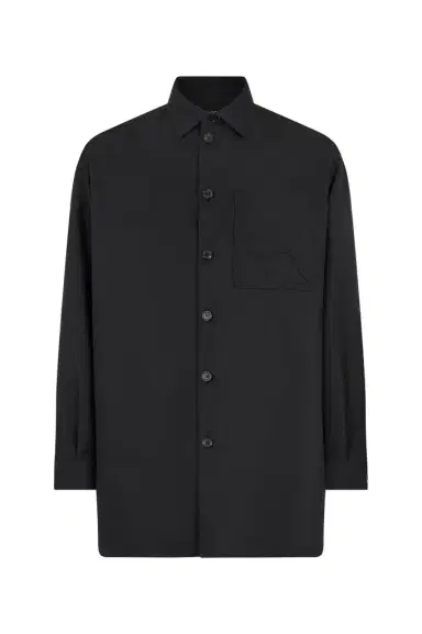 Roberto Cavalli Plain Shirt with Embossed Serpent Motif | Thumbnail 1