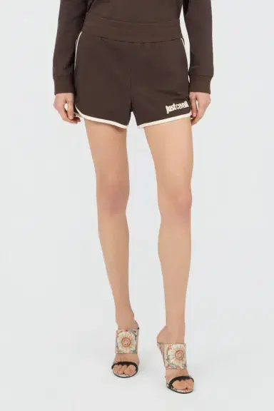 Roberto Cavalli Brown Shorts With Logo | Thumbnail 2 Roberto Cavalli Brown Shorts With Logo | Thumbnail 2
