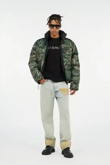 Roberto Cavalli Reversible Tiger Camu Print Puffer Jacket | Thumbnail 8 Roberto Cavalli Reversible Tiger Camu Print Puffer Jacket | Thumbnail 8