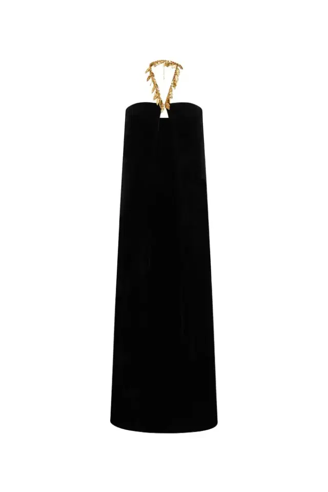 Roberto Cavalli Velvet dress with collar