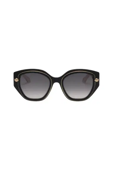 Roberto Cavalli Wide and feminine front sunglasses with double ring decoration | Thumbnail 1