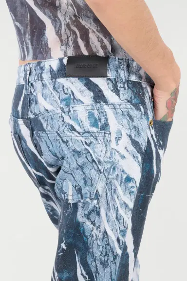 Roberto Cavalli Rubane Print Jeans | Thumbnail 6