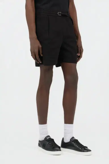 Roberto Cavalli Black Cotton Bermuda Shorts | Thumbnail 2 Roberto Cavalli Black Cotton Bermuda Shorts | Thumbnail 2