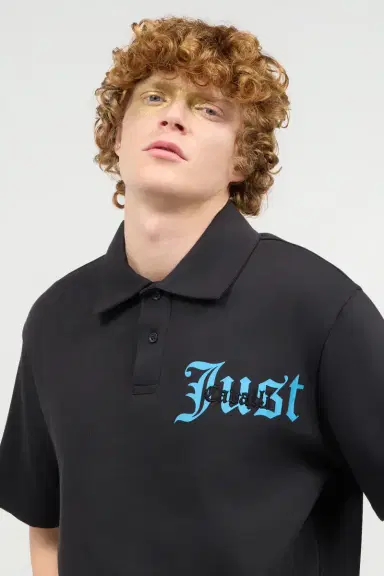 Roberto Cavalli Polo-Shirt With Lettering | Thumbnail 4
