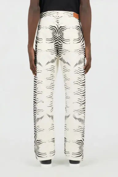 Roberto Cavalli Zebra Print Denim Jeans | Thumbnail 3