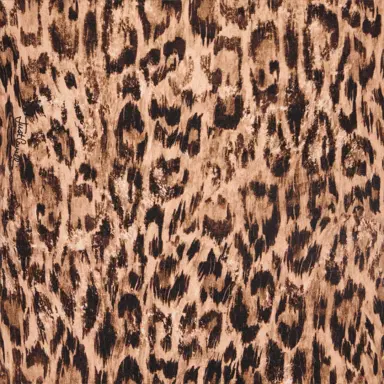 Roberto Cavalli Leopard Skin Print T-Shirt with Logo | Thumbnail 4