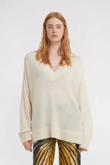 Roberto Cavalli Sweater with V-Neck | Thumbnail 2