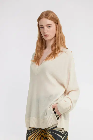 Roberto Cavalli Sweater with V-Neck | Thumbnail 4