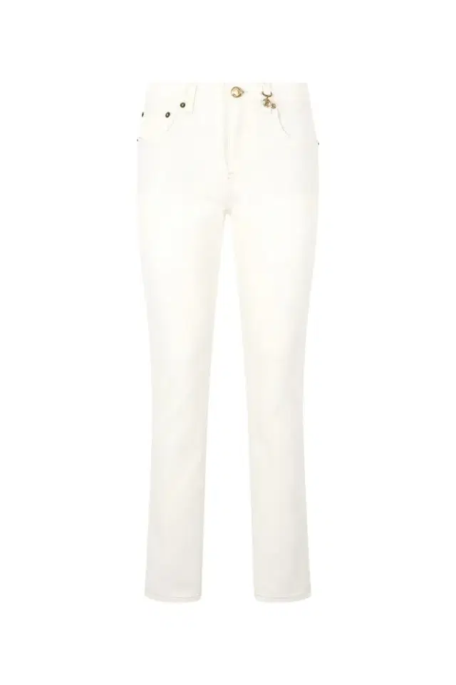 Roberto Cavalli Python-Print Pants With Charm