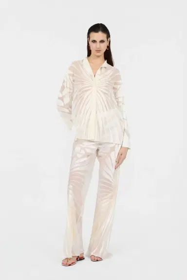 Roberto Cavalli Shirt With Ray Devoré Print | Thumbnail 6
