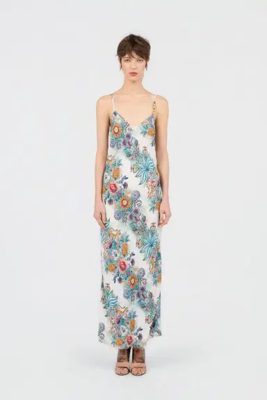 Roberto Cavalli Tropical Garden Print Dress | Thumbnail 2 Roberto Cavalli Tropical Garden Print Dress | Thumbnail 2