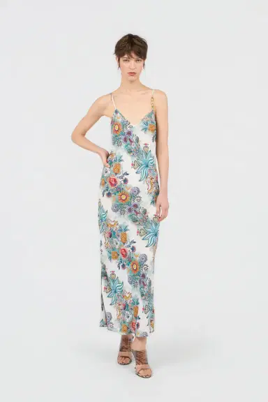 Roberto Cavalli Tropical Garden Print Dress | Thumbnail 6 Roberto Cavalli Tropical Garden Print Dress | Thumbnail 6
