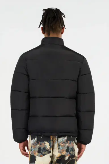 Roberto Cavalli Black Puffer Jacket with Monogram JC | Thumbnail 3