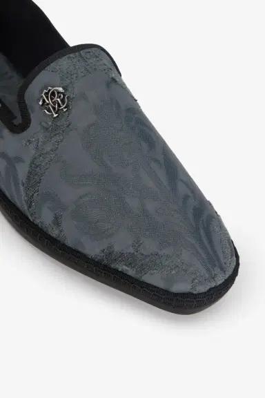 Roberto Cavalli Roberto Cavalli Jacquard Slip-On Shoes | Thumbnail 4