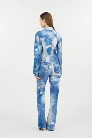 Roberto Cavalli Patchwork Denim Jumpsuit | Thumbnail 3 Roberto Cavalli Patchwork Denim Jumpsuit | Thumbnail 3