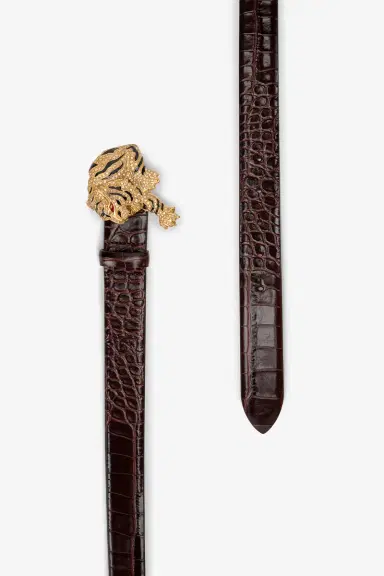 Roberto Cavalli Belt with gold buckle | Thumbnail 2