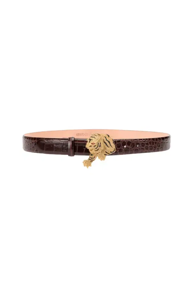 Roberto Cavalli Belt with gold buckle