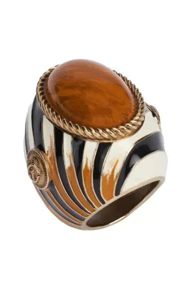Roberto Cavalli Enameled Metal Ring | Thumbnail 1