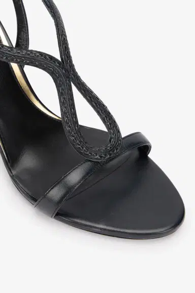Roberto Cavalli Black Leather Sandals | Thumbnail 5 Roberto Cavalli Black Leather Sandals | Thumbnail 5
