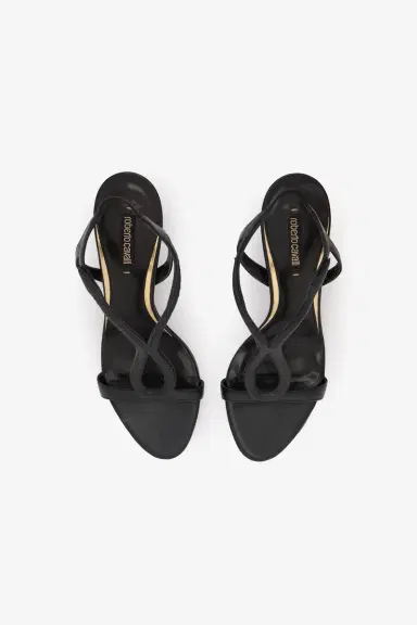 Roberto Cavalli Black Leather Sandals | Thumbnail 6 Roberto Cavalli Black Leather Sandals | Thumbnail 6